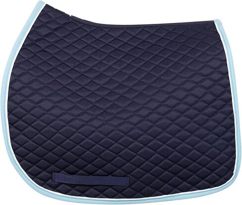 TuffRider Basic All Purpose Saddle Pad with Trim & Piping – Cotton Base, Flannel Lined, Diamond Quilted for Comfort in Kuwait