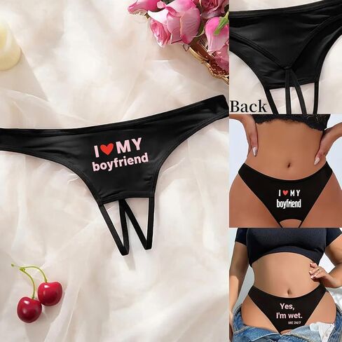 Women Sexy Panties Thongs Naughty Underwear Low Rise Briefs Pack of 3 in Kuwait