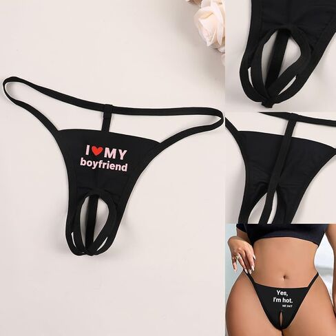 Women Sexy Panties Thongs Naughty Underwear Low Rise Briefs Pack of 3 in Kuwait