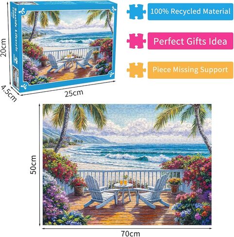 Wild Animals Jigsaw Puzzles 1000 Pieces for Adults Lion Tiger Elephant Wildlife 1000 Piece Jigsaw Puzzles for Adults in Saudi Arabia