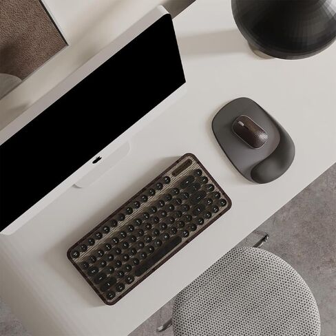 Ergonomic Mouse Pad with Wrist Rest, Gel Mousepad with Wrist Support, Computer Mouse Pad with Lycra Fabric for Efficient Office ＆ Gaming & Home, Anti-Slip Base Suitable for All desks (Gradient Black) in Saudi Arabia