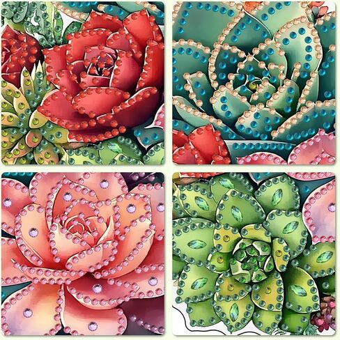 MXJSUA خاص على شكل معلق الماس أطقم فنون للبالغين ، Mandala Flower 3D Crystal Rhinestone Acrylic GEM Art At in Saudi Arabia