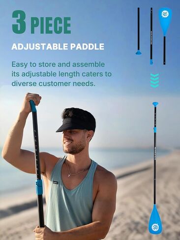 Niphean قابلة للنفخ لوحة مجداف مع ملحقات SUP ، و eva deck الانزلاق ، و 10'6 '"لوحات مجداف قابلة للنفخ للبالغين والشباب من جميع مستويات المهارة in Kuwait