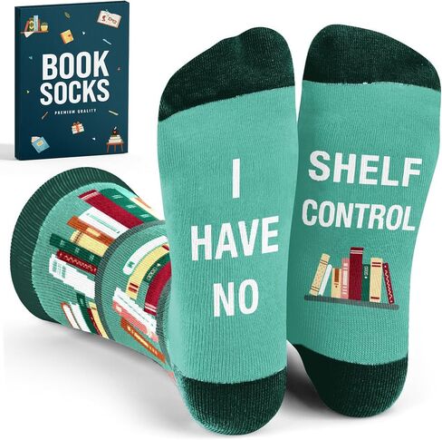 Book Lovers Gifts - Perfect Gifts for Book Lovers, Reading Socks For Readers and Bookworms, Ideal Presents for Readers, Funny Women Socks - Soft and Warm Material in Saudi Arabia