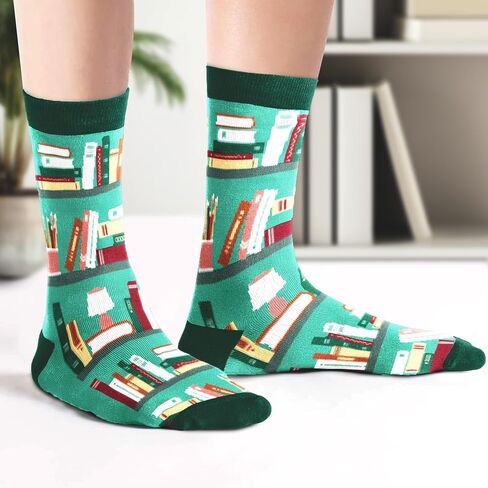 Book Lovers Gifts - Perfect Gifts for Book Lovers, Reading Socks For Readers and Bookworms, Ideal Presents for Readers, Funny Women Socks - Soft and Warm Material in Saudi Arabia