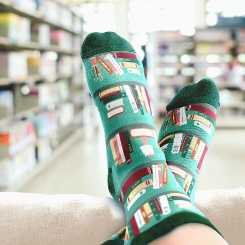 Book Lovers Gifts - Perfect Gifts for Book Lovers, Reading Socks For Readers and Bookworms, Ideal Presents for Readers, Funny Women Socks - Soft and Warm Material in Saudi Arabia