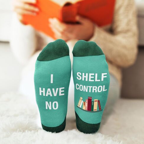 Book Lovers Gifts - Perfect Gifts for Book Lovers, Reading Socks For Readers and Bookworms, Ideal Presents for Readers, Funny Women Socks - Soft and Warm Material in Saudi Arabia