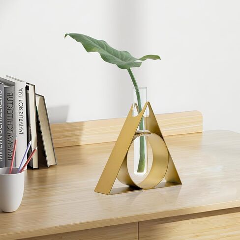 Unique Metal Wizard Propagation Tube Vase Planter with Tube, Cute Home Decor, Small Flower Pot for Desk Shelf, Home Decor, Magic School Gifts and Collectibles for Home Friends in Kuwait