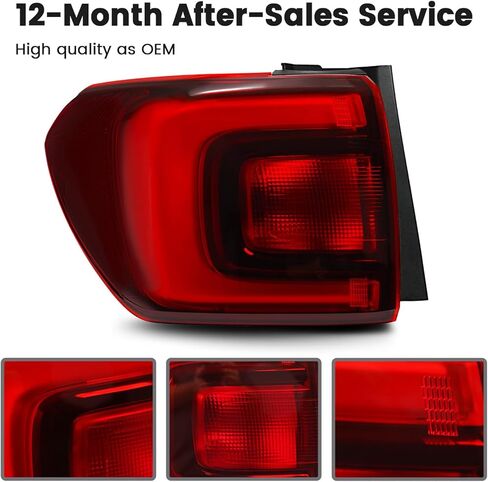 Tail Lights Assembly Compatible With Acadia 2017-2019 Right Passenger Side Outer Rear Tail Light Assembly GM2805126 84709442(17-19 Right Passenger Side) in Kuwait