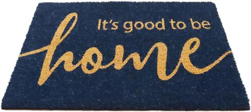 Navy Style with “Good to Be Home" Design – Durable Entry Rug for Front Door – 18" x 30" in Saudi Arabia