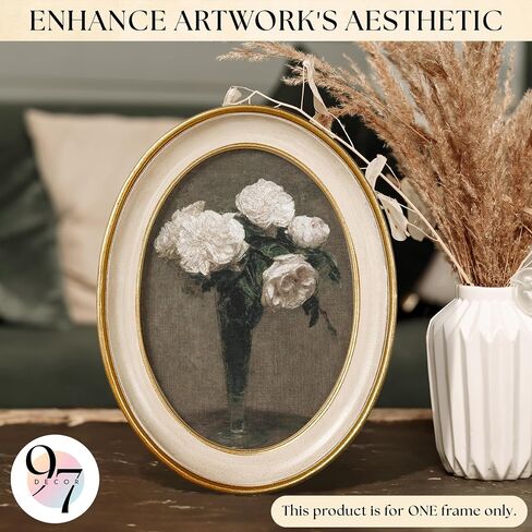 97 Decor Elegant Vintage Picture Frames 5x7 - Vintage Oval Picture Frame 5x7, Fancy 5 X 7 Antique Frames With Glass Front For Photo Display Tabletop And Wall Mounting in Saudi Arabia
