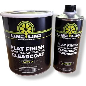 LiME LiNE Automotive 2K Clearcoat, 1.25 Gallon Kit- 4:1 Mixture - Overall High Gloss Finish Top Coat for Cars, Trucks and Motorcycles. in Saudi Arabia