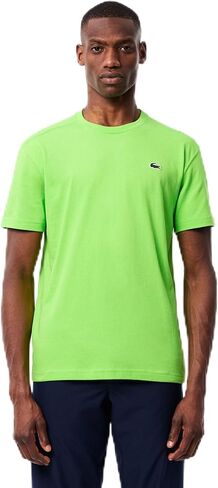 Lacoste Men's Sport Ultra Dry Cotton Sport T-Shirt, Flamingo, Large in Saudi Arabia