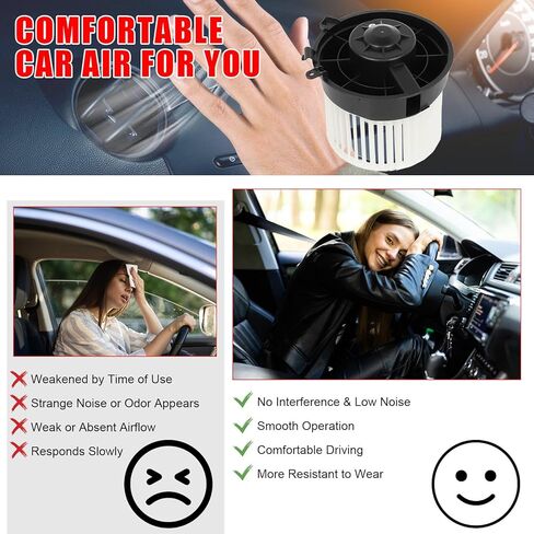 700063 HVAC A/C Fan Blower Motor Fit for Toyota Sequoia 2001-2007 | Fit for Toyota Tundra 2004-2006 Replaces 87103-0C022 in Kuwait