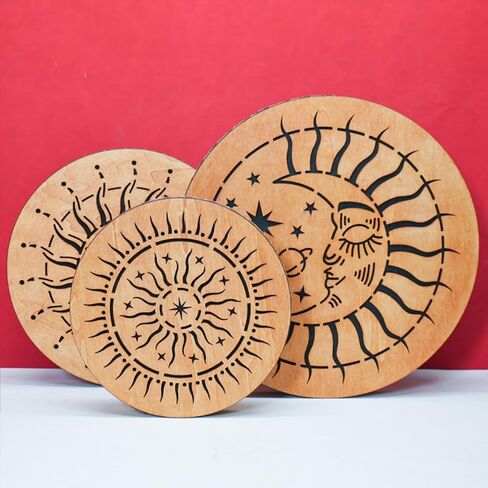 طبلة المحيط 8 بوصة، أداة إيقاعية، طبلة يدوية مقلدة للصوت، علاج صوتي، تأمل اليوجا، تخفيف التوتر، مناسبة لمرافقة الأداء (8 بوصة) in Kuwait