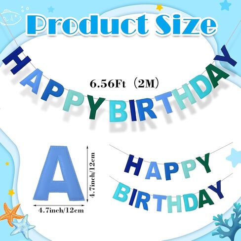 Felt Happy Birthday Garland Rainbow Banner Reusable Happy Birthday Sign Party Supply for Party Decor(Bright Color) in Saudi Arabia