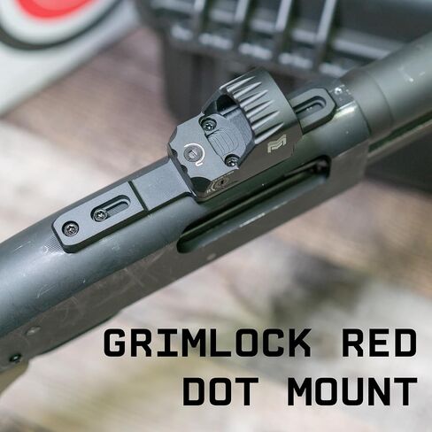 Monstrum Grimlock Shotgun Red Dot Mount with Universal Mounting System and Complete Screw Set | Compatible with Drilled and Shotgun Models | RMR Footprint in Saudi Arabia