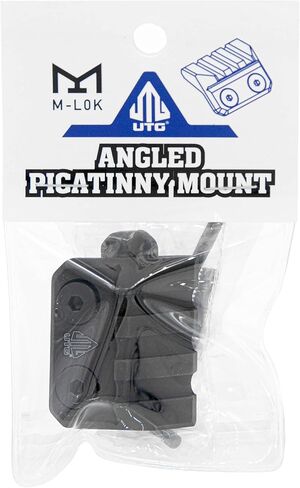 UTG Angled Picatinny Mount, Black in Saudi Arabia