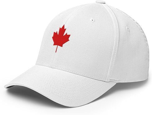 Canada Maple Leaf Flag Hat Flexfit Premium Canadian Hat 6277 in Saudi Arabia