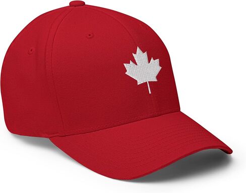 Canada Maple Leaf Flag Hat Flexfit Premium Canadian Hat 6277 in Saudi Arabia