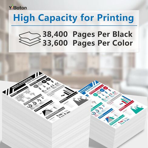 PG-285 XXL Black/CL-286 XXL Color Large Capacity Ink Cartridges Replacement for Canon PG285 CL286 PG-285XXL CL-286XXL Ink for Canon PIXMA TS7720 7720 TS7722 and TR7820 Printer (2-Pack) in Kuwait