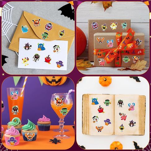 Haooryx Football Self Adhesive Stickers - 1000pcs(2 Rolls)16 Designs Cartoon Super Rugby Bowl Self-Adhesive Sticker Rolls Gift Wraping Decals I Love Football Touch Down Rugger Match Day Giftwrap Decor in Kuwait