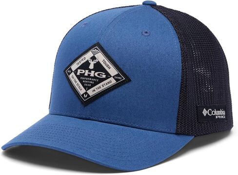 Columbia Unisex PHG Antlers Mesh Ball Cap, Sahara/Grill/Delta Hunter Diamond, S/M in Saudi Arabia