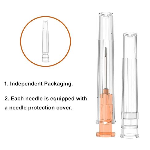 22 Gauge 1.5 بوصة إبرة ملفوفة بشكل فردي ، 100 PCS Luer Lock Needles الإكسسوارات الصناعية (22G 1.5 بوصة) in Kuwait