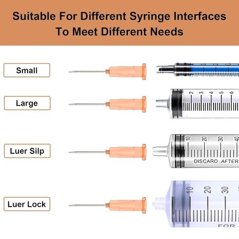 22 Gauge 1.5 بوصة إبرة ملفوفة بشكل فردي ، 100 PCS Luer Lock Needles الإكسسوارات الصناعية (22G 1.5 بوصة) in Kuwait