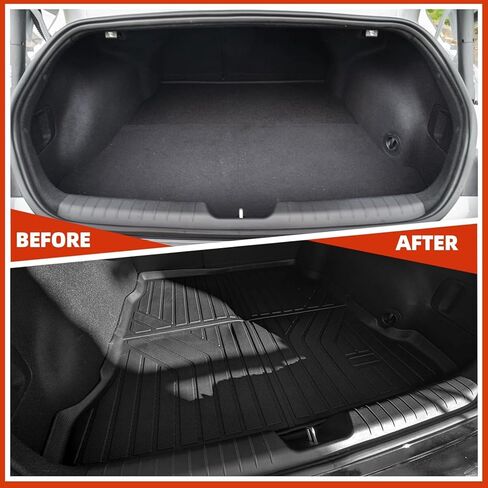 سجادات أرضية مناسبة لجميع الأحوال الجوية تناسب Kia Sorento 2016-2020 سجادات أرضية الصف الثالث وحصيرة صندوق السيارة ومسند الظهر لملحقات Kia Sorento طوال الموسم وبطانة أرضية مضادة للانزلاق عديمة الرائحة in Kuwait