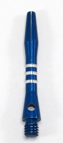 3 Sets (9 shafts) Blue Jailbird Aluminum Dart Shafts + O'rings, 1 1/2" Short - 3 Rings in Saudi Arabia