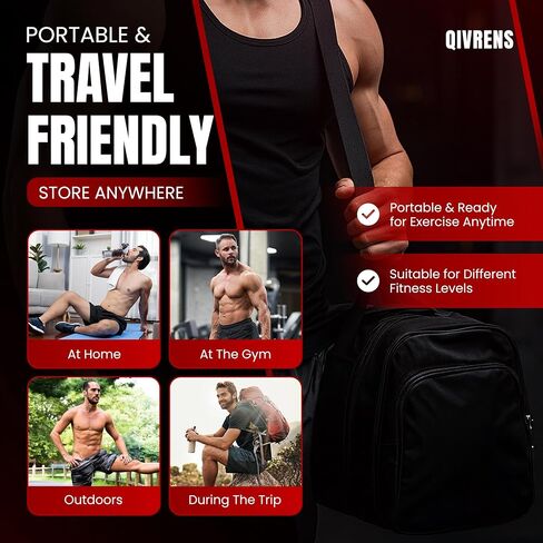 Twister Arm Trainer For Men & Women, Chest Workout Equipment Adjustable 6 Resistance Levels (30-120lb) - Removable and Attachable Fitness Exercise Equipment, Portable At Home Workout Equipment in Saudi Arabia