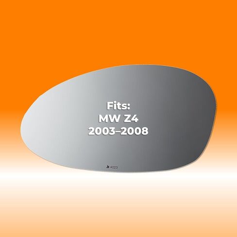 Burco 4023 Flat Driver Side Power Replacement Mirror Glass Compatible With 2003-2008 Z4 (2003-2008) in Saudi Arabia