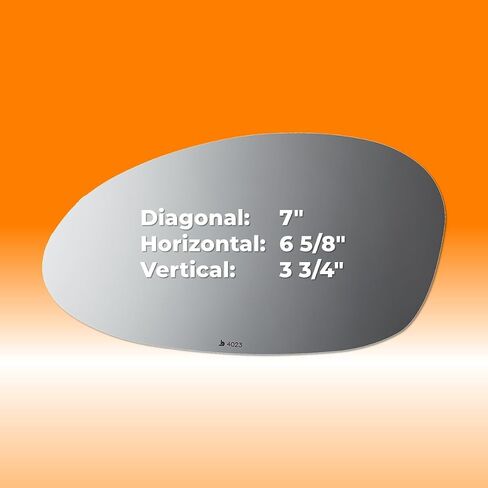 Burco 4023 Flat Driver Side Power Replacement Mirror Glass Compatible With 2003-2008 Z4 (2003-2008) in Saudi Arabia