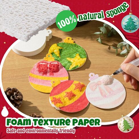 Wonderjune 40 PCS Poam Mode Painture Paper for Praitts ، 4 "× 4" أوراق ورق الرغوة السحرية مع الأقلام الفرش in Saudi Arabia