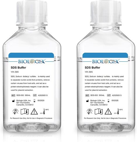 Lab SDS Buffer, Lab 10% Sodium Dodecyl Sulfate Buffers, 500ml/Bottle in Saudi Arabia