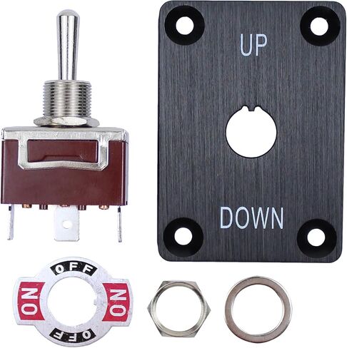 ApplianPar Marine Rocker Toggle Switches for Boat 12V 15A On Off On Up Down 3Pin Momentary Panel Control Trim Switch in Saudi Arabia