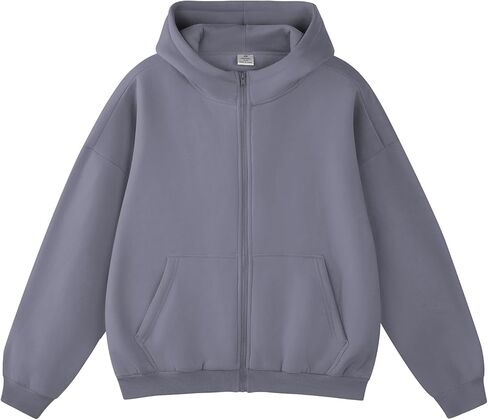 FAIABLE Womens Zip Up Hoodies with Pockets Oversized Sweatshirt Winter Long Sleeve Jackets Fleece Fall Outfits 2025 in Kuwait