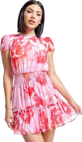 Dress the Population Women's Kenley Fit and Flare Mini Dress in Saudi Arabia
