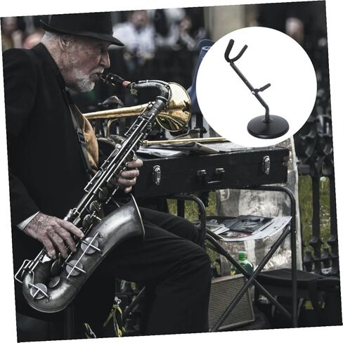 حامل ساكسفون ألتو من TIDTALEO، حامل ساكسفون صلب للتخزين والعرض، حامل حامل محمول مناسب للمعارض والاستخدام المنزلي، هدية عملية للموسيقيين in Kuwait