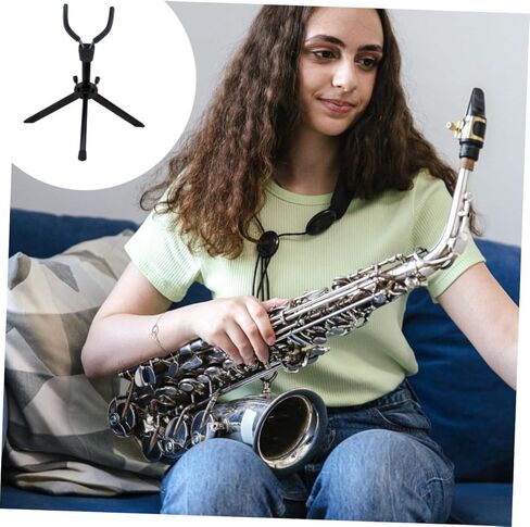 حامل محمول قابل للطي ألتو ساكسفون حامل مانع للانزلاق لغرف الموسيقى المنزلية ومتاجر الأداء مع تصميم مستقر وسهولة التخزين in Kuwait