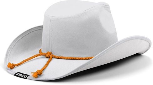 FOCO Women's NCAA College Team Rhinestone Logo White Cowboy Hat in Saudi Arabia