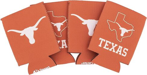 Desert Cactus University of Texas Can Insulator Beverage Cooler 2 Pack Foam Beverage Holder Longhorns UT Austin (2 Pack Can) in Kuwait