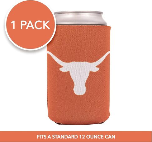 Desert Cactus University of Texas Can Insulator Beverage Cooler 2 Pack Foam Beverage Holder Longhorns UT Austin (2 Pack Can) in Kuwait