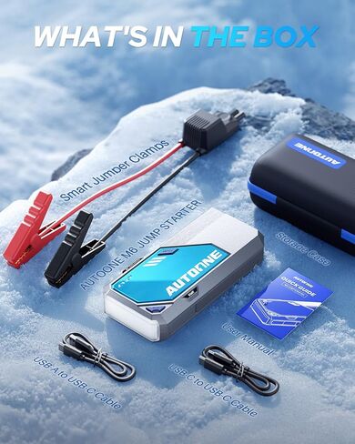 AutoOne M5 8500a Car Jump Starter 12V بطارية البطارية بداية قابلة للبطولة (جميع الغاز/All Diesel) in Saudi Arabia