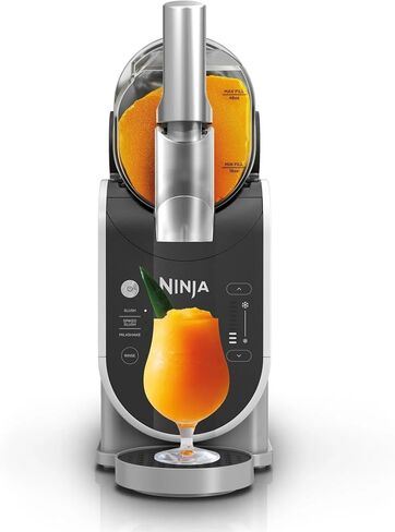 Ninja FS300 Slushi 72oz. حزمة Frozen Drink & Slushie Machine (متجددة) مع Deco Essentials زجاجة ماء قابلة للانهيار BPA Free 24oz رمادي/غير قانوني و 1 سنة CPS حماية محسنة in Kuwait