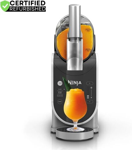 Ninja FS300 SLUSHi 72oz. Frozen Drink & Slushie Machine (Renewed) Bundle with Deco Essentials Collapsable Water Bottle BPA Free 24oz Gray/Stainless and 1 YR CPS Enhanced Protection Pack in Saudi Arabia