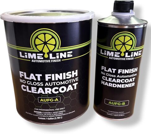 LiME LiNE Automotive 2K Clearcoat, 1.25 Gallon Kit- 4:1 Mixture - Overall High Gloss Finish Top Coat for Cars, Trucks and Motorcycles. in Saudi Arabia