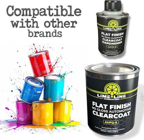 LiME LiNE Automotive 2K Clearcoat, 1.25 Gallon Kit- 4:1 Mixture - Overall High Gloss Finish Top Coat for Cars, Trucks and Motorcycles. in Saudi Arabia