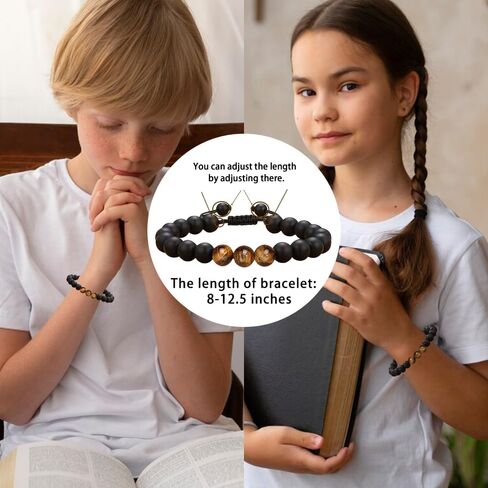 Baptism Gifts for Boys,Braided Rope Cross Bracelet for Kids,First Communion Gifts Boys Christian Christening Graduation (Brother) in Kuwait